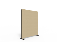 Lintex Edge Floor skærmvæg 120x150cm beige med sort liste