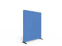 Lintex Edge Floor skærmvæg 120x150cm koboltblå med sort liste