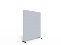 Lintex Edge skærmvæg 120x150cm lys grå med sort liste
