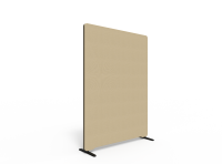 Lintex Edge Floor skærmvæg 120x165cm beige med sort liste