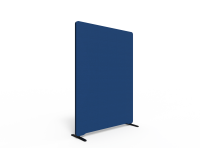 Lintex Edge Floor skærmvæg 120x165cm blå med sort liste