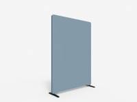 Lintex Edge Floor skærmvæg 120x165cm dueblå med blå liste