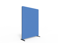 Lintex Edge Floor skærmvæg 120x165cm koboltblå med sort liste
