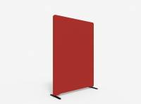 Lintex Edge Floor skærmvæg 120x165cm rød med orange liste