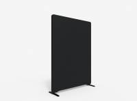 Lintex Edge Floor skærmvæg 120x165cm sort med sort liste