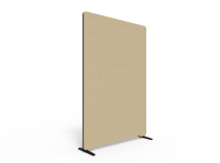 Lintex Edge Floor skærmvæg 120x180cm beige med sort liste