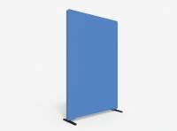Lintex Edge Floor skærmvæg 120x180cm koboltblå med grå liste