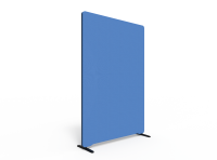 Lintex Edge Floor skærmvæg 120x180cm koboltblå med sort liste