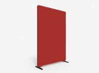 Lintex Edge Floor skærmvæg 120x180cm rød med mørkegrå liste