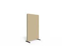 Lintex Edge Floor skærmvæg 80x135cm beige med sort liste