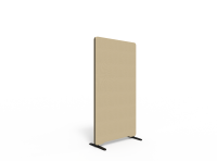 Lintex Edge Floor skærmvæg 80x150cm beige med sort liste