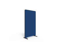 Lintex Edge Floor skærmvæg 80x150cm blå med sort liste