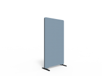 Lintex Edge Floor skærmvæg 80x150cm dueblå med sort liste