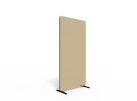 Lintex Edge Floor skærmvæg 80x165cm beige med sort liste