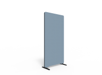 Lintex Edge Floor skærmvæg 80x165cm dueblå med sort liste