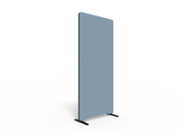 Lintex Edge Floor skærmvæg 80x180cm dueblå med sort liste