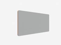 Lintex Edge Table bordskærmvæg 140x70cm grå med orange liste