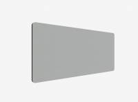Lintex Edge Table bordskærmvæg 160x70cm grå med sort liste