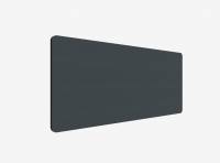 Lintex Edge Table bordskærmvæg 160x70cm mørk grå med sort liste