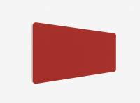 Lintex Edge Table bordskærmvæg 160x70cm rød med hvid liste