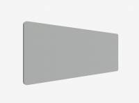 Lintex Edge Table bordskærmvæg 180x70cm grå med mørkegrå liste
