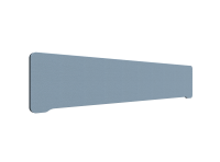 Lintex Edge Table bordskærmvæg 200x40cm dueblå med sort liste