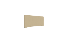Lintex Edge Table bordskærmvæg 100x40cm beige med mørkegrå liste