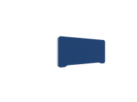 Lintex Edge Table bordskærmvæg 100x40cm blå med hvid liste