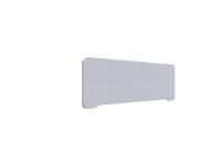 Lintex Edge Table bordskærmvæg 120x40cm lys grå med hvid liste