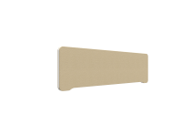 Lintex Edge Table bordskærmvæg 140x40cm beige med hvid liste