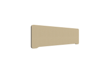 Lintex Edge Table bordskærmvæg 140x40cm beige med mørkegrå liste