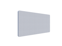 Lintex Edge Table bordskærmvæg 140x70cm lys grå med blå liste