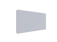 Lintex Edge Table bordskærmvæg 140x70cm lys grå med rosa liste