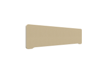 Lintex Edge Table bordskærmvæg 160x40cm beige med hvid liste