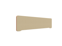 Lintex Edge Table bordskærmvæg 160x40cm beige med orange liste