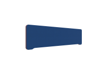 Lintex Edge Table bordskærmvæg 160x40cm blå med orange liste