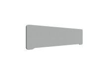 Lintex Edge Table bordskærmvæg 160x40cm grå med mørkegrå liste