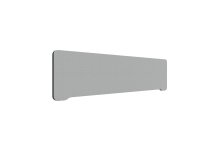 Lintex Edge Table bordskærmvæg 160x40cm grå med sort liste