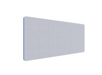 Lintex Edge Table bordskærmvæg 160x70cm lys grå med blå liste