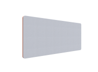 Lintex Edge Table bordskærmvæg 160x70cm lys grå med orange liste