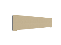 Lintex Edge Table bordskærmvæg 180x40cm beige med blå liste