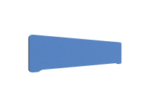Lintex Edge Table bordskærmvæg 180x40cm koboltblå med mørkegrå liste