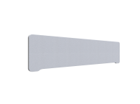 Lintex Edge bordskærmvæg 180x40cm lys grå med grå liste