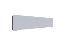 Lintex Edge Table bordskærmvæg 180x40cm lys grå med sort liste