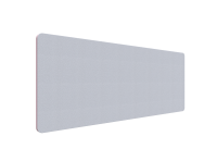 Lintex Edge Table bordskærmvæg 180x70cm lys grå med rosa liste
