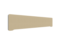 Lintex Edge Table bordskærmvæg 200x40cm beige med blå liste