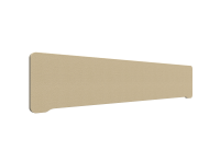 Lintex Edge Table bordskærmvæg 200x40cm beige med grå liste