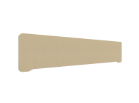 Lintex Edge Table bordskærmvæg 200x40cm beige med hvid liste