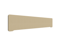 Lintex Edge Table bordskærmvæg 200x40cm beige med sort liste
