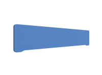 Lintex Edge Table bordskærmvæg 200x40cm koboltblå med sort liste